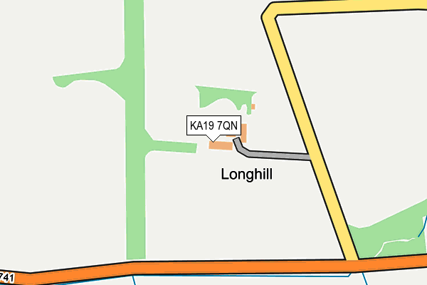 KA19 7QN map - OS OpenMap – Local (Ordnance Survey) KA19 7QN map - OS OpenMap – Local (Ordnance Survey)