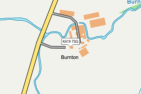 KA19 7SQ map - OS OpenMap – Local (Ordnance Survey) KA19 7SQ map - OS OpenMap – Local (Ordnance Survey)
