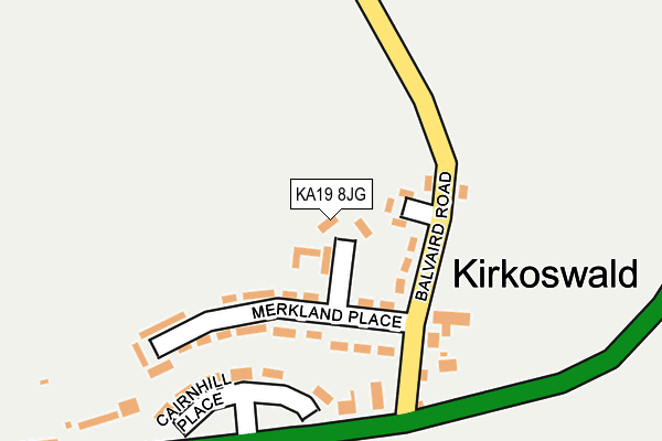 KA19 8JG map - OS OpenMap – Local (Ordnance Survey) KA19 8JG map - OS OpenMap – Local (Ordnance Survey)