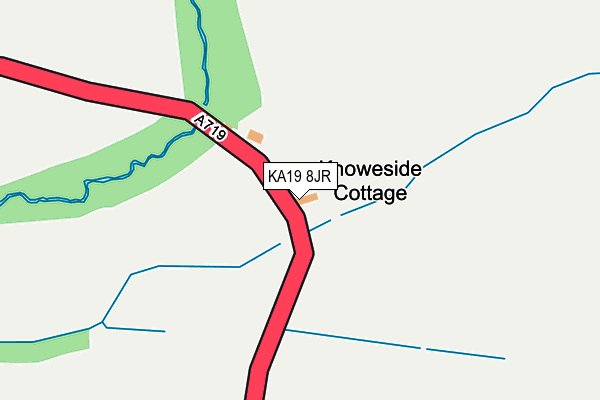 KA19 8JR map - OS OpenMap – Local (Ordnance Survey) KA19 8JR map - OS OpenMap – Local (Ordnance Survey)