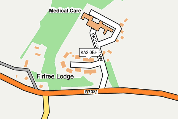 KA2 0BH map - OS OpenMap – Local (Ordnance Survey) KA2 0BH map - OS OpenMap – Local (Ordnance Survey)