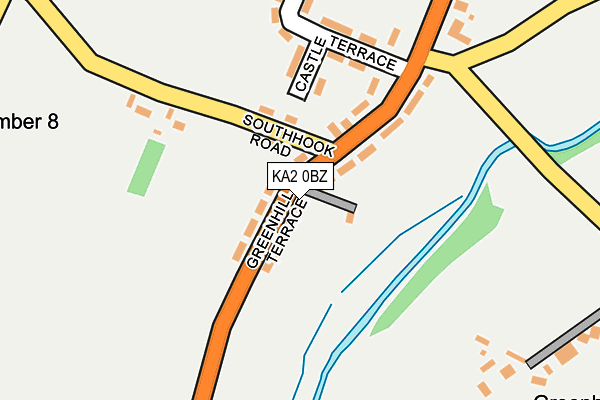 KA2 0BZ map - OS OpenMap – Local (Ordnance Survey) KA2 0BZ map - OS OpenMap – Local (Ordnance Survey)