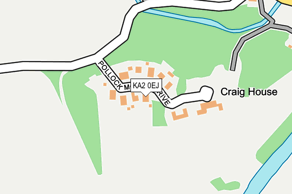 KA2 0EJ map - OS OpenMap – Local (Ordnance Survey) KA2 0EJ map - OS OpenMap – Local (Ordnance Survey)
