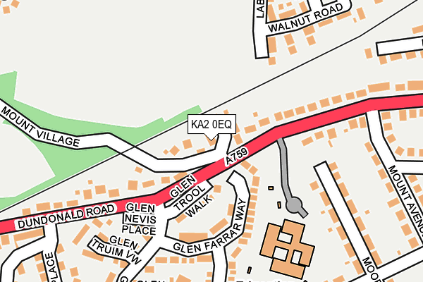 KA2 0EQ map - OS OpenMap – Local (Ordnance Survey) KA2 0EQ map - OS OpenMap – Local (Ordnance Survey)