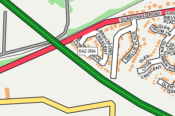 KA2 0NA map - OS OpenMap – Local (Ordnance Survey) KA2 0NA map - OS OpenMap – Local (Ordnance Survey)