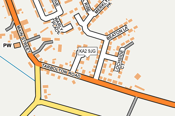 KA2 9JG map - OS OpenMap – Local (Ordnance Survey) KA2 9JG map - OS OpenMap – Local (Ordnance Survey)