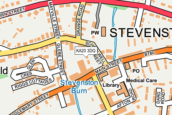 KA20 3DQ map - OS OpenMap – Local (Ordnance Survey)