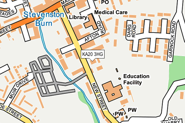 KA20 3HG map - OS OpenMap – Local (Ordnance Survey) KA20 3HG map - OS OpenMap – Local (Ordnance Survey)