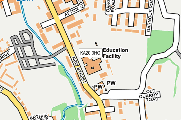 KA20 3HQ map - OS OpenMap – Local (Ordnance Survey) KA20 3HQ map - OS OpenMap – Local (Ordnance Survey)