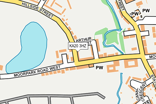 KA20 3HZ map - OS OpenMap – Local (Ordnance Survey) KA20 3HZ map - OS OpenMap – Local (Ordnance Survey)