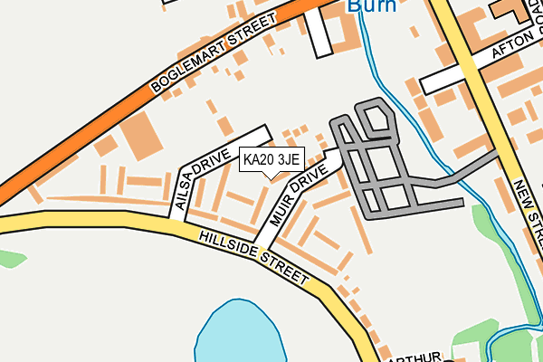 KA20 3JE map - OS OpenMap – Local (Ordnance Survey) KA20 3JE map - OS OpenMap – Local (Ordnance Survey)