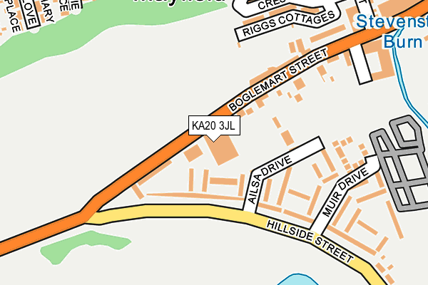 KA20 3JL map - OS OpenMap – Local (Ordnance Survey) KA20 3JL map - OS OpenMap – Local (Ordnance Survey)