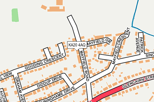 KA20 4AQ map - OS OpenMap – Local (Ordnance Survey) KA20 4AQ map - OS OpenMap – Local (Ordnance Survey)