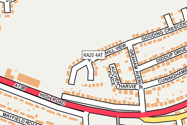 KA20 4AT map - OS OpenMap – Local (Ordnance Survey) KA20 4AT map - OS OpenMap – Local (Ordnance Survey)