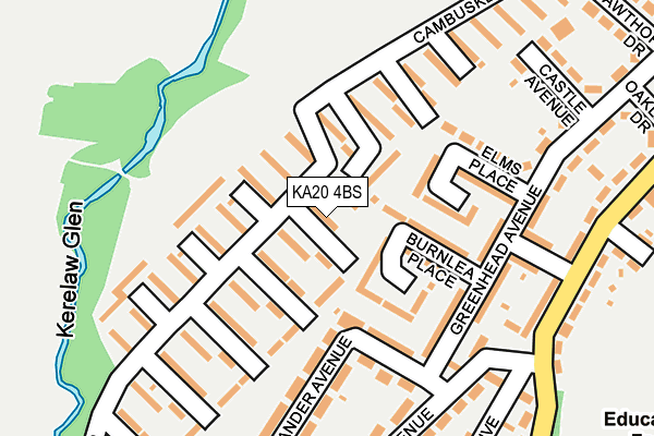 KA20 4BS map - OS OpenMap – Local (Ordnance Survey) KA20 4BS map - OS OpenMap – Local (Ordnance Survey)