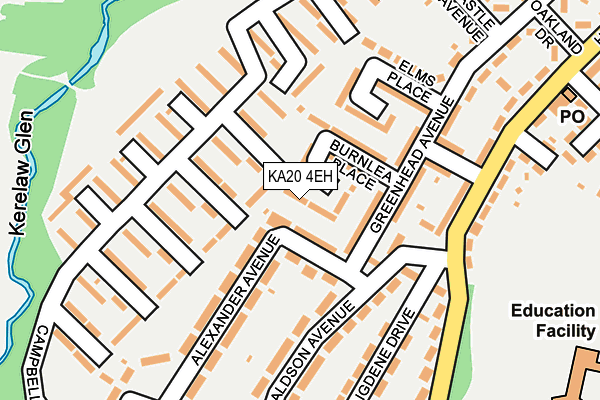 KA20 4EH map - OS OpenMap – Local (Ordnance Survey)