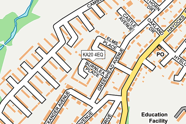 KA20 4EQ map - OS OpenMap – Local (Ordnance Survey) KA20 4EQ map - OS OpenMap – Local (Ordnance Survey)