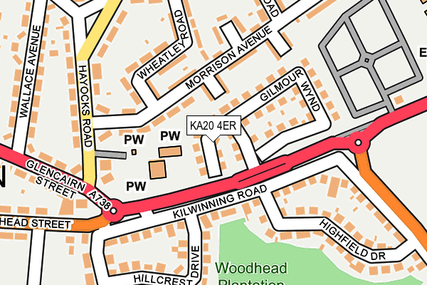 KA20 4ER map - OS OpenMap – Local (Ordnance Survey) KA20 4ER map - OS OpenMap – Local (Ordnance Survey)