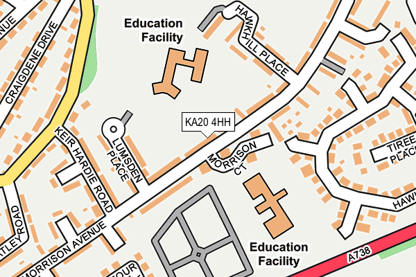 KA20 4HH map - OS OpenMap – Local (Ordnance Survey) KA20 4HH map - OS OpenMap – Local (Ordnance Survey)