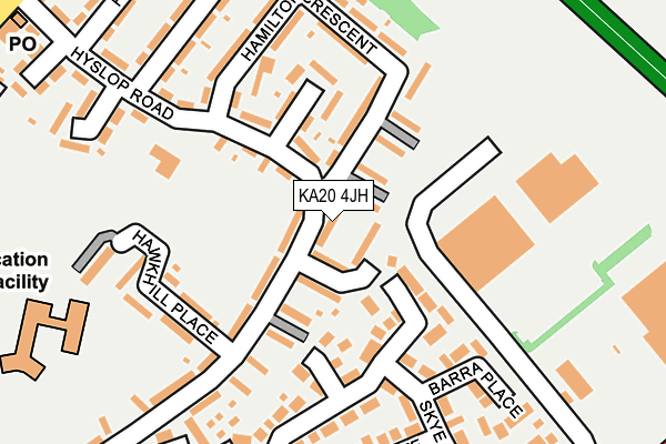 KA20 4JH map - OS OpenMap – Local (Ordnance Survey) KA20 4JH map - OS OpenMap – Local (Ordnance Survey)