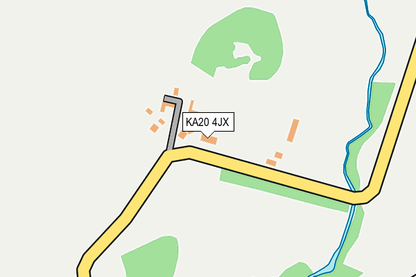 KA20 4JX map - OS OpenMap – Local (Ordnance Survey) KA20 4JX map - OS OpenMap – Local (Ordnance Survey)