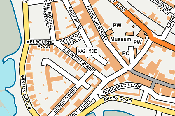 KA21 5DE map - OS OpenMap – Local (Ordnance Survey) KA21 5DE map - OS OpenMap – Local (Ordnance Survey)