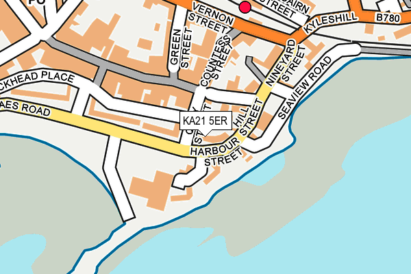 KA21 5ER map - OS OpenMap – Local (Ordnance Survey) KA21 5ER map - OS OpenMap – Local (Ordnance Survey)