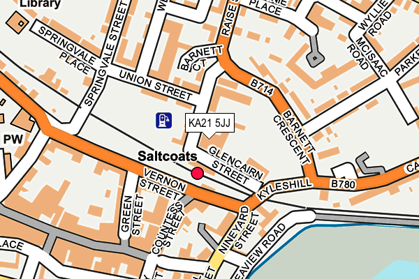 KA21 5JJ map - OS OpenMap – Local (Ordnance Survey) KA21 5JJ map - OS OpenMap – Local (Ordnance Survey)