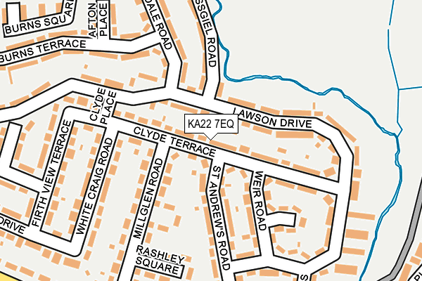 KA22 7EQ map - OS OpenMap – Local (Ordnance Survey) KA22 7EQ map - OS OpenMap – Local (Ordnance Survey)