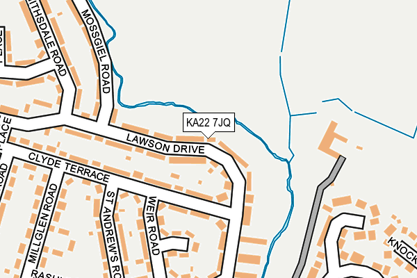 KA22 7JQ map - OS OpenMap – Local (Ordnance Survey) KA22 7JQ map - OS OpenMap – Local (Ordnance Survey)
