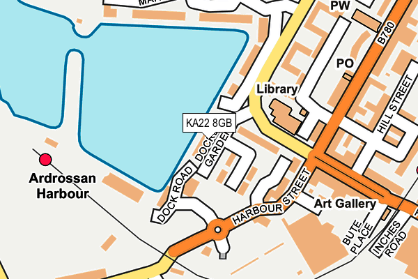 KA22 8GB map - OS OpenMap – Local (Ordnance Survey) KA22 8GB map - OS OpenMap – Local (Ordnance Survey)