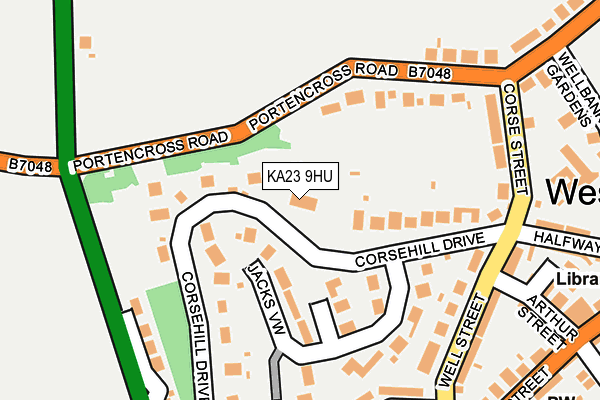 KA23 9HU map - OS OpenMap – Local (Ordnance Survey) KA23 9HU map - OS OpenMap – Local (Ordnance Survey)