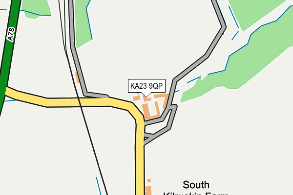 KA23 9QP map - OS OpenMap – Local (Ordnance Survey) KA23 9QP map - OS OpenMap – Local (Ordnance Survey)