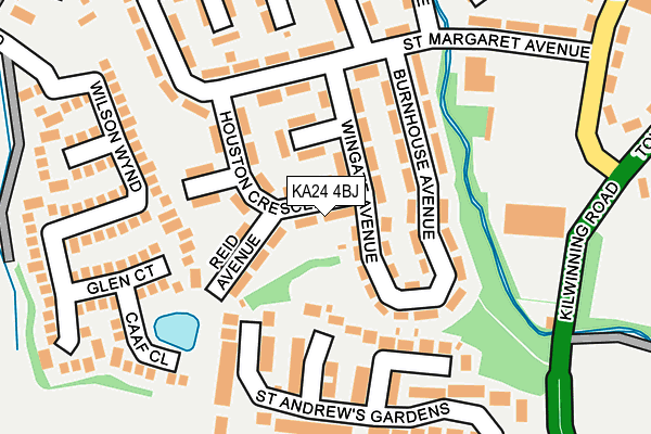 KA24 4BJ map - OS OpenMap – Local (Ordnance Survey) KA24 4BJ map - OS OpenMap – Local (Ordnance Survey)