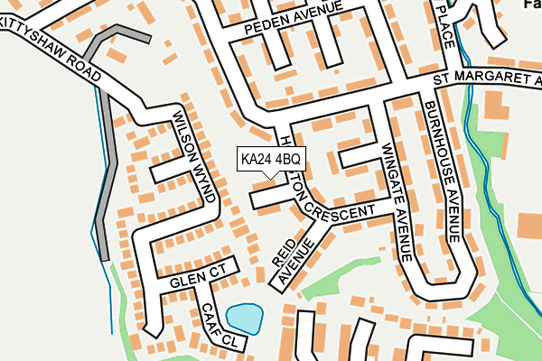 KA24 4BQ map - OS OpenMap – Local (Ordnance Survey) KA24 4BQ map - OS OpenMap – Local (Ordnance Survey)