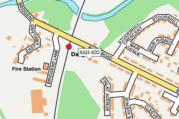 KA24 4DD map - OS OpenMap – Local (Ordnance Survey) KA24 4DD map - OS OpenMap – Local (Ordnance Survey)