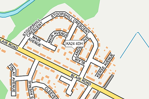 KA24 4DH map - OS OpenMap – Local (Ordnance Survey) KA24 4DH map - OS OpenMap – Local (Ordnance Survey)