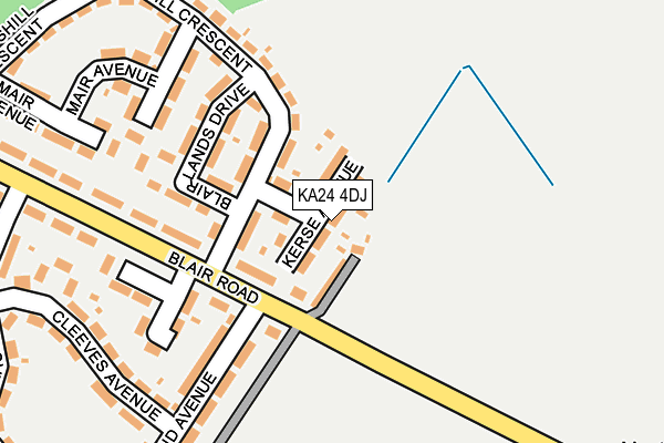 KA24 4DJ map - OS OpenMap – Local (Ordnance Survey) KA24 4DJ map - OS OpenMap – Local (Ordnance Survey)