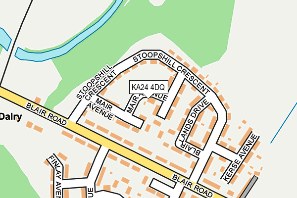 KA24 4DQ map - OS OpenMap – Local (Ordnance Survey) KA24 4DQ map - OS OpenMap – Local (Ordnance Survey)