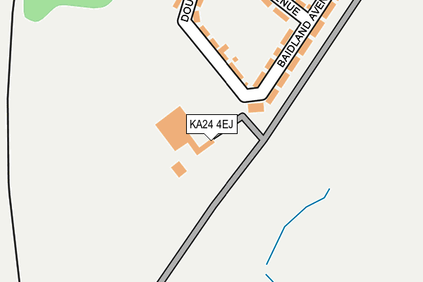 KA24 4EJ map - OS OpenMap – Local (Ordnance Survey) KA24 4EJ map - OS OpenMap – Local (Ordnance Survey)