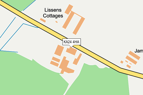 KA24 4HA map - OS OpenMap – Local (Ordnance Survey) KA24 4HA map - OS OpenMap – Local (Ordnance Survey)