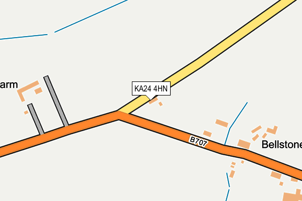 KA24 4HN map - OS OpenMap – Local (Ordnance Survey) KA24 4HN map - OS OpenMap – Local (Ordnance Survey)