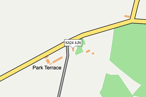 KA24 4JN map - OS OpenMap – Local (Ordnance Survey) KA24 4JN map - OS OpenMap – Local (Ordnance Survey)