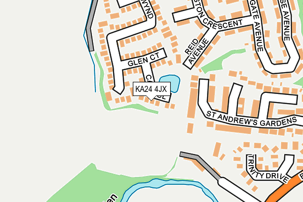 KA24 4JX map - OS OpenMap – Local (Ordnance Survey) KA24 4JX map - OS OpenMap – Local (Ordnance Survey)