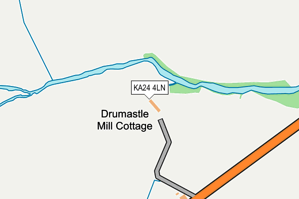 KA24 4LN map - OS OpenMap – Local (Ordnance Survey) KA24 4LN map - OS OpenMap – Local (Ordnance Survey)