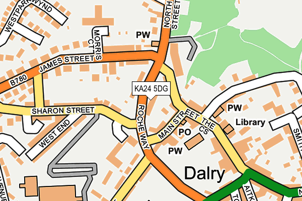 KA24 5DG map - OS OpenMap – Local (Ordnance Survey) KA24 5DG map - OS OpenMap – Local (Ordnance Survey)
