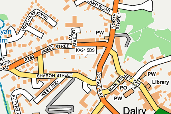 KA24 5DS map - OS OpenMap – Local (Ordnance Survey) KA24 5DS map - OS OpenMap – Local (Ordnance Survey)