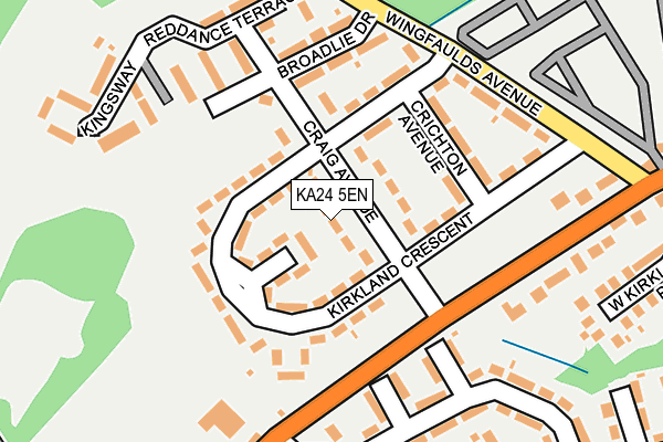 KA24 5EN map - OS OpenMap – Local (Ordnance Survey) KA24 5EN map - OS OpenMap – Local (Ordnance Survey)