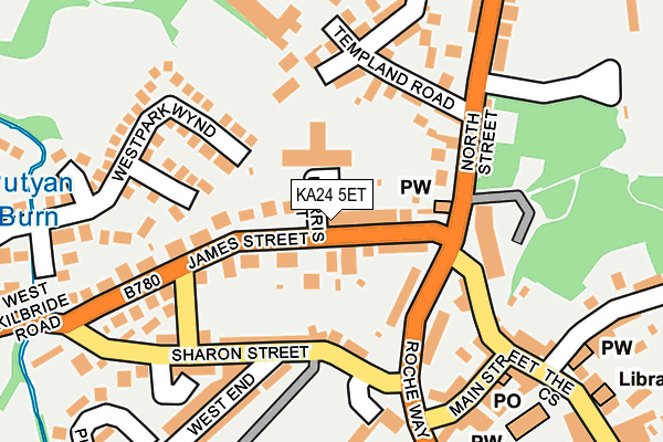 KA24 5ET map - OS OpenMap – Local (Ordnance Survey) KA24 5ET map - OS OpenMap – Local (Ordnance Survey)