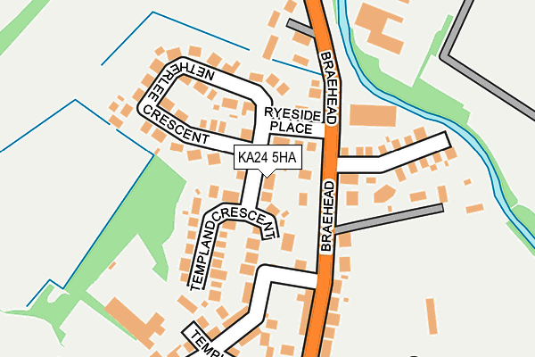 KA24 5HA map - OS OpenMap – Local (Ordnance Survey) KA24 5HA map - OS OpenMap – Local (Ordnance Survey)